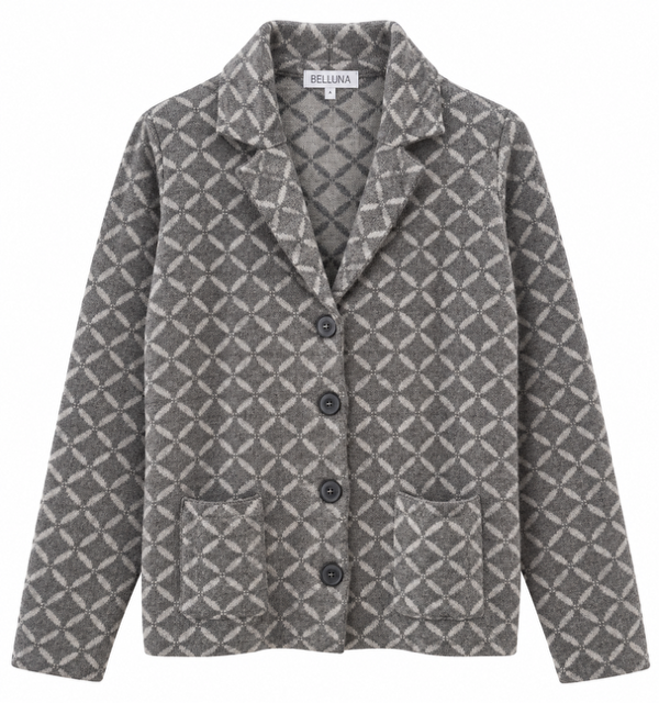 Casina Strickjacke schwarz/beige