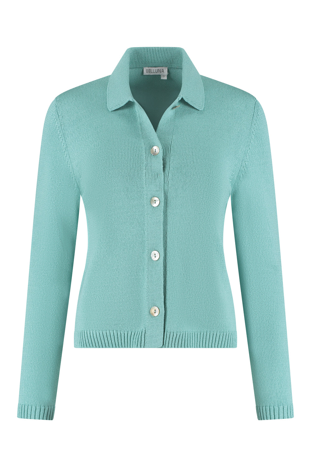 Calim vestje kraag green