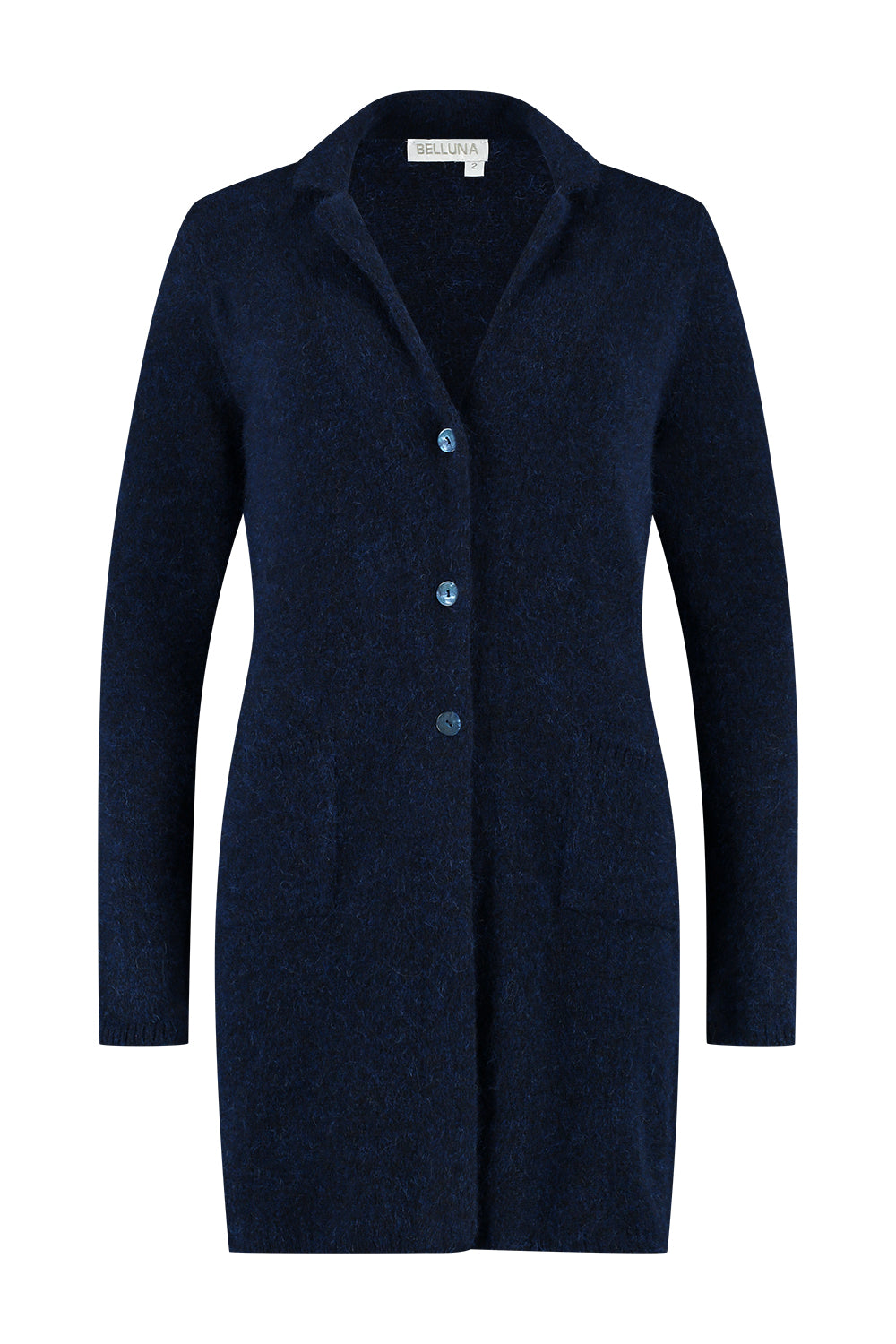 Cover lang vest navy blue