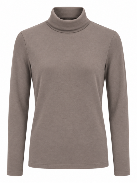 Clemence Jersey Rollkragenpullover jeans