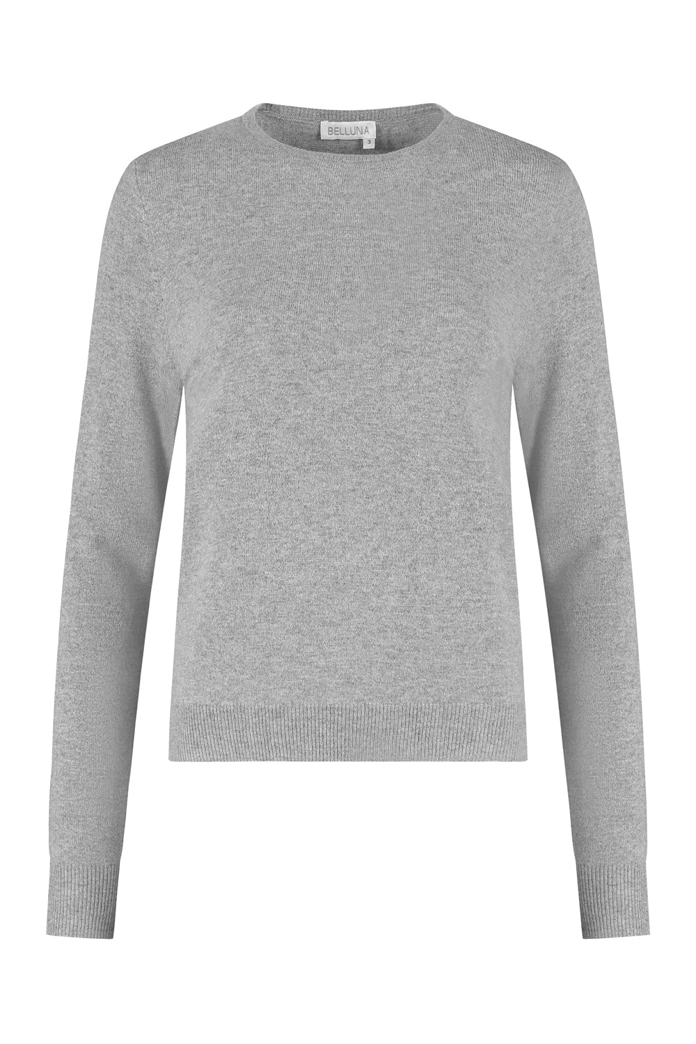 Jane trui met ronde hals silver