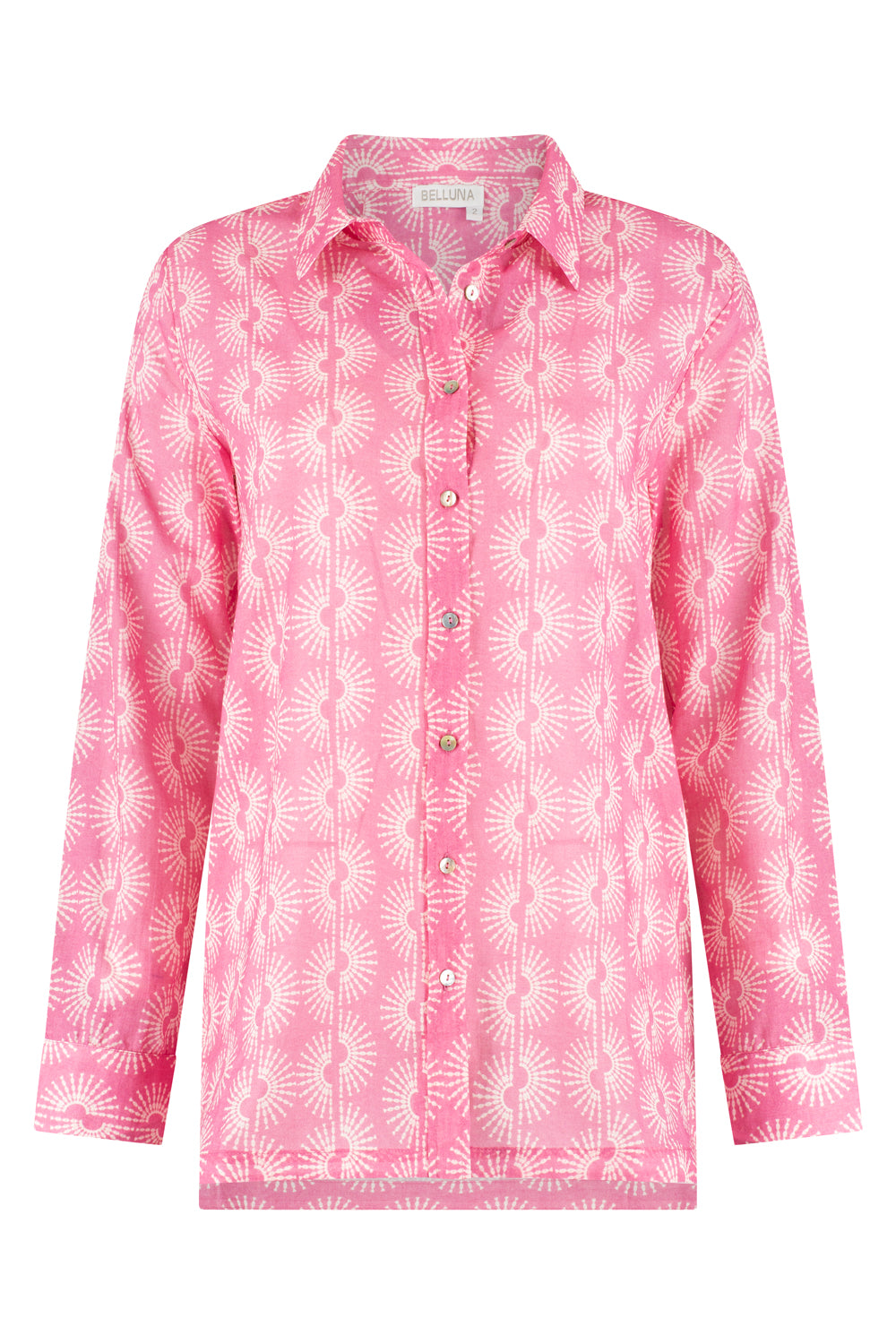 Belluna Moni blouse print circle coral