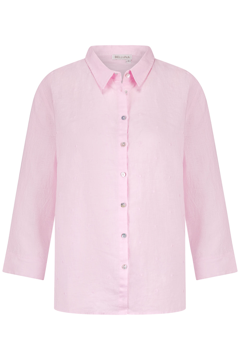 Belluna Bianco linnen blouse rose