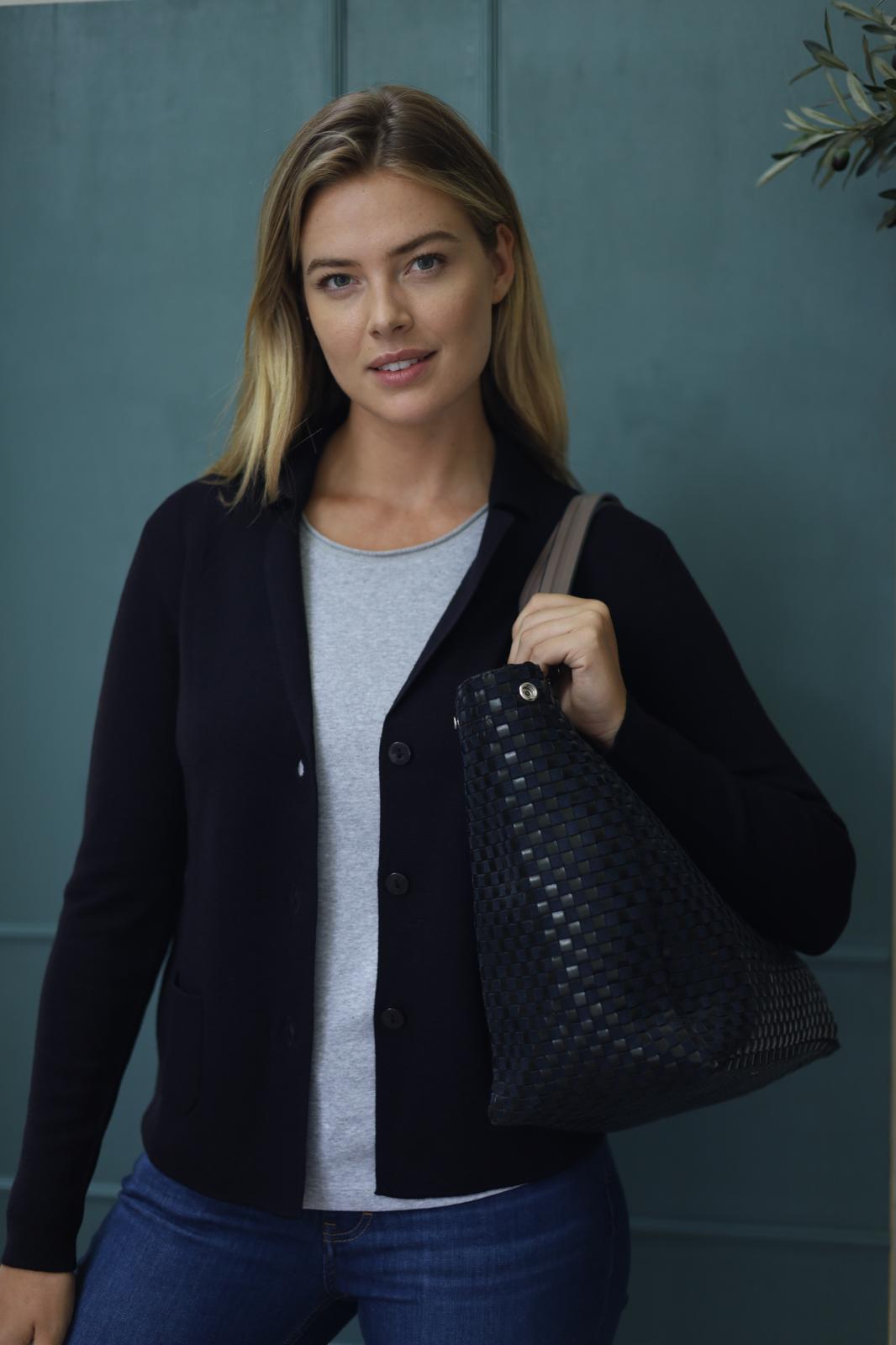 Fiore Strickjacke Antra Melange