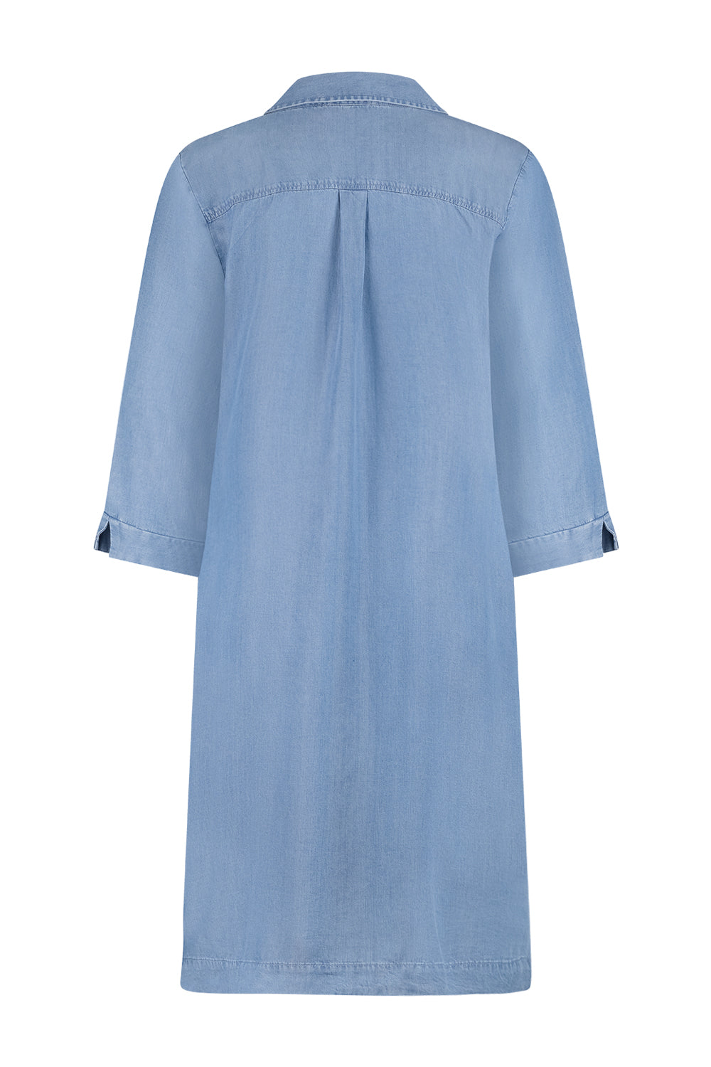 Belluna Palms Leinenkleid Jeansblau