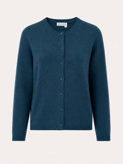 Sacha cardigan round neck raspberry