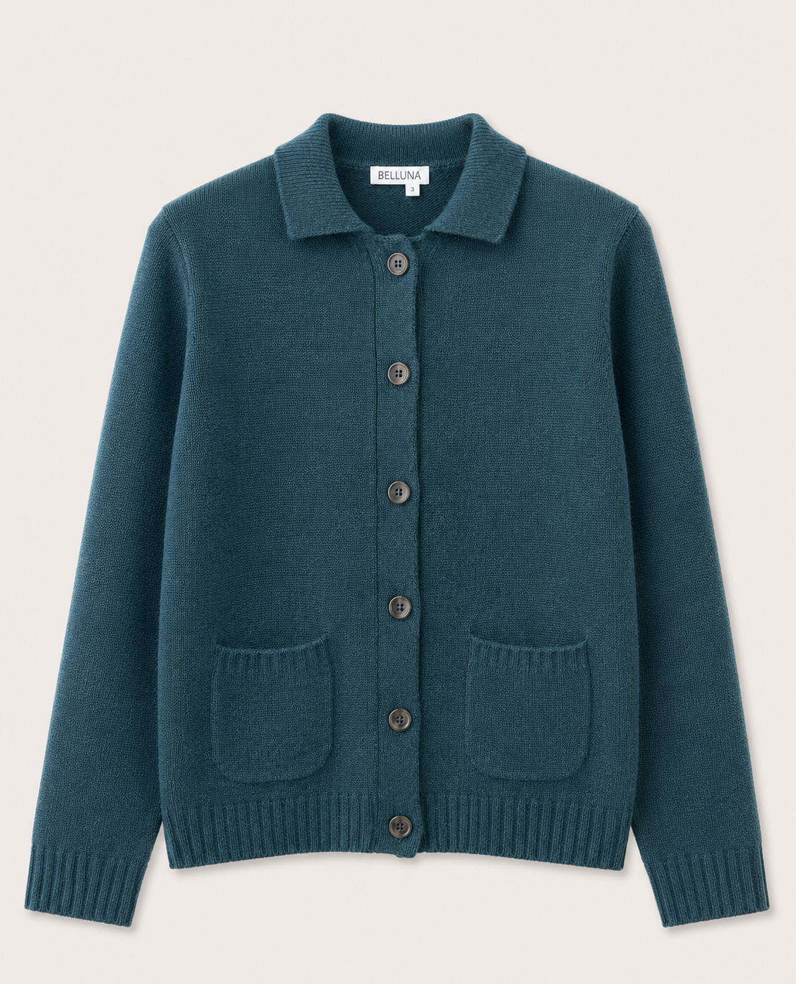 Nora vest polo kraag, Green