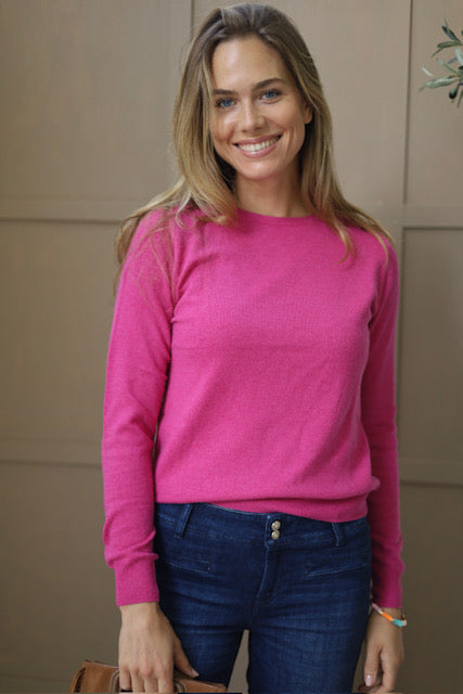 California Pullover Gedruckt beige/ marineblau