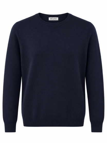 California Pullover Gedruckt beige/ marineblau