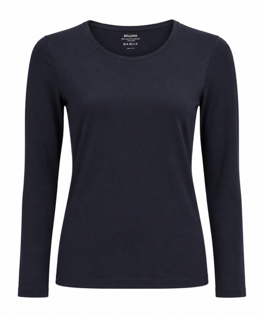 Clemence jersey turtleneck jeans