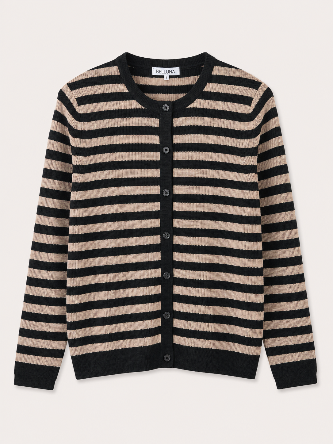 Belluna Kaja vest Noir/beige ( black/beige)