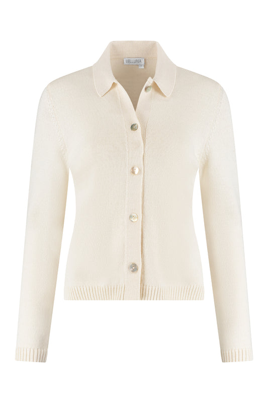 Calim vestje kraag sand