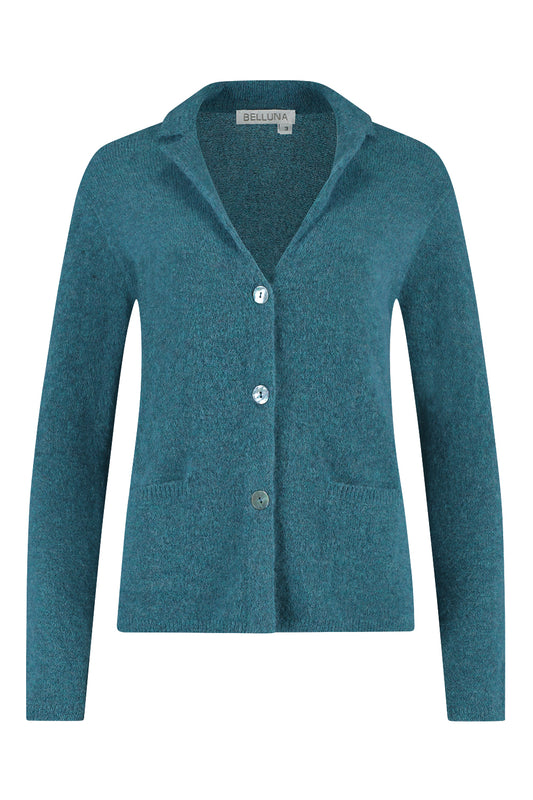 Oslo-Strickjacke in Königsblau