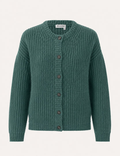 Sacha cardigan round neck raspberry