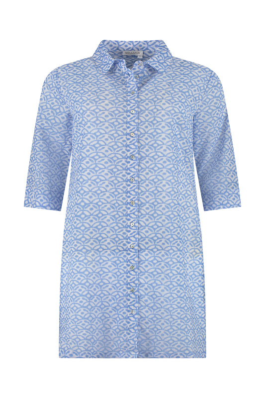 Belluna Gigaro tuniek/blouse batik sea
