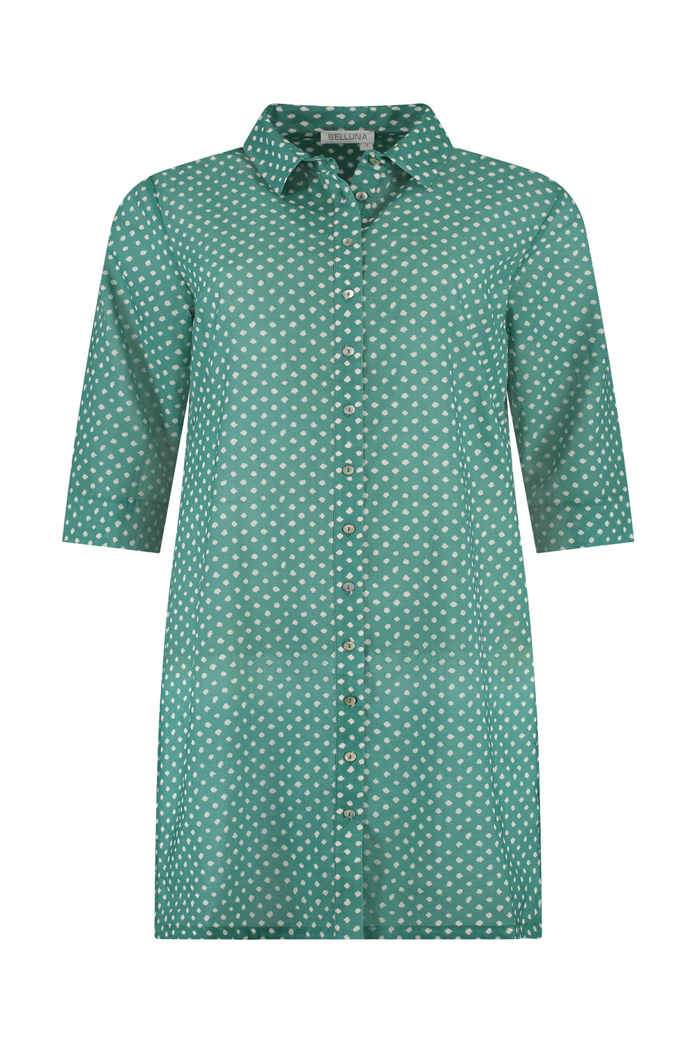 Belluna Gigaro tuniek/jurk print dot green