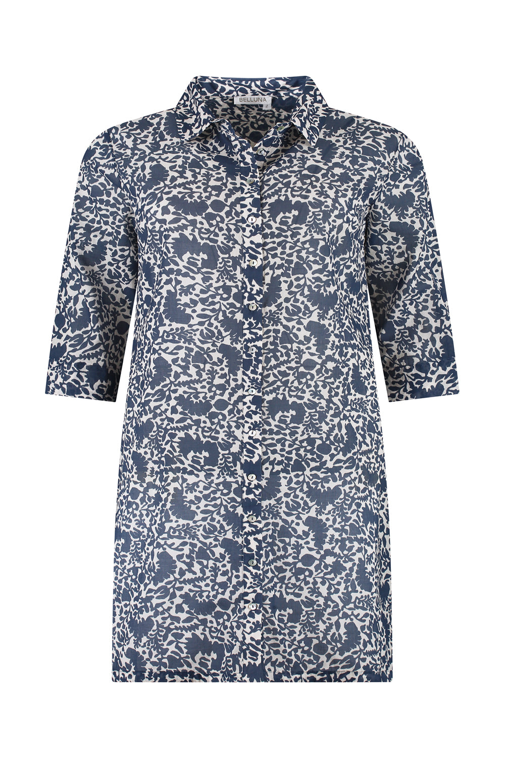 Belluna Gigaro tuniek/jurk print flower blue