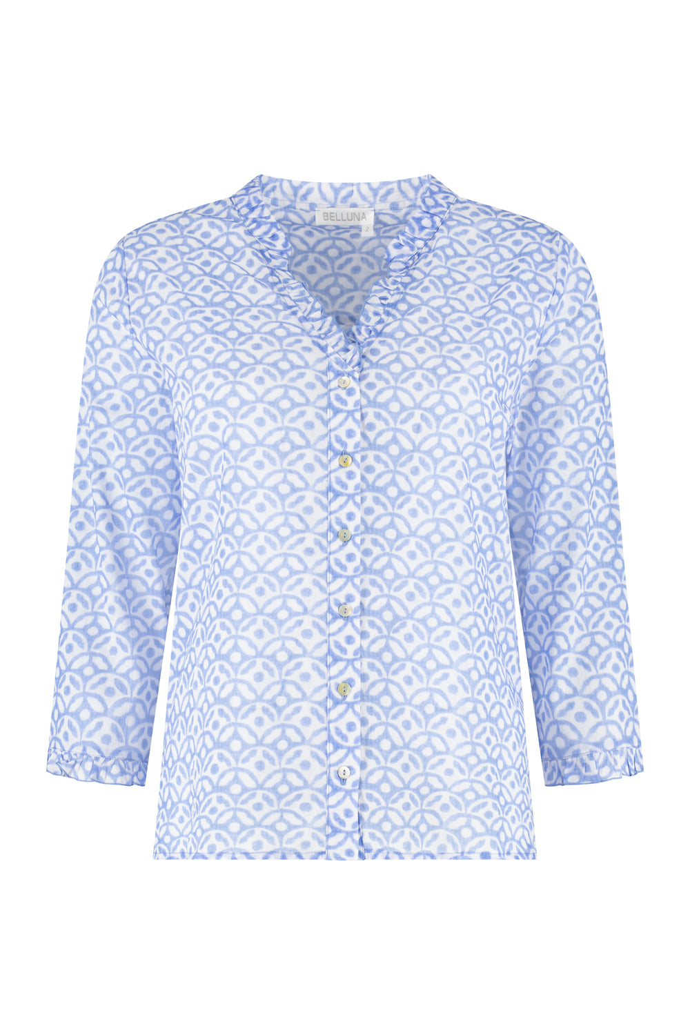 Belluna Haline blouse batik sea
