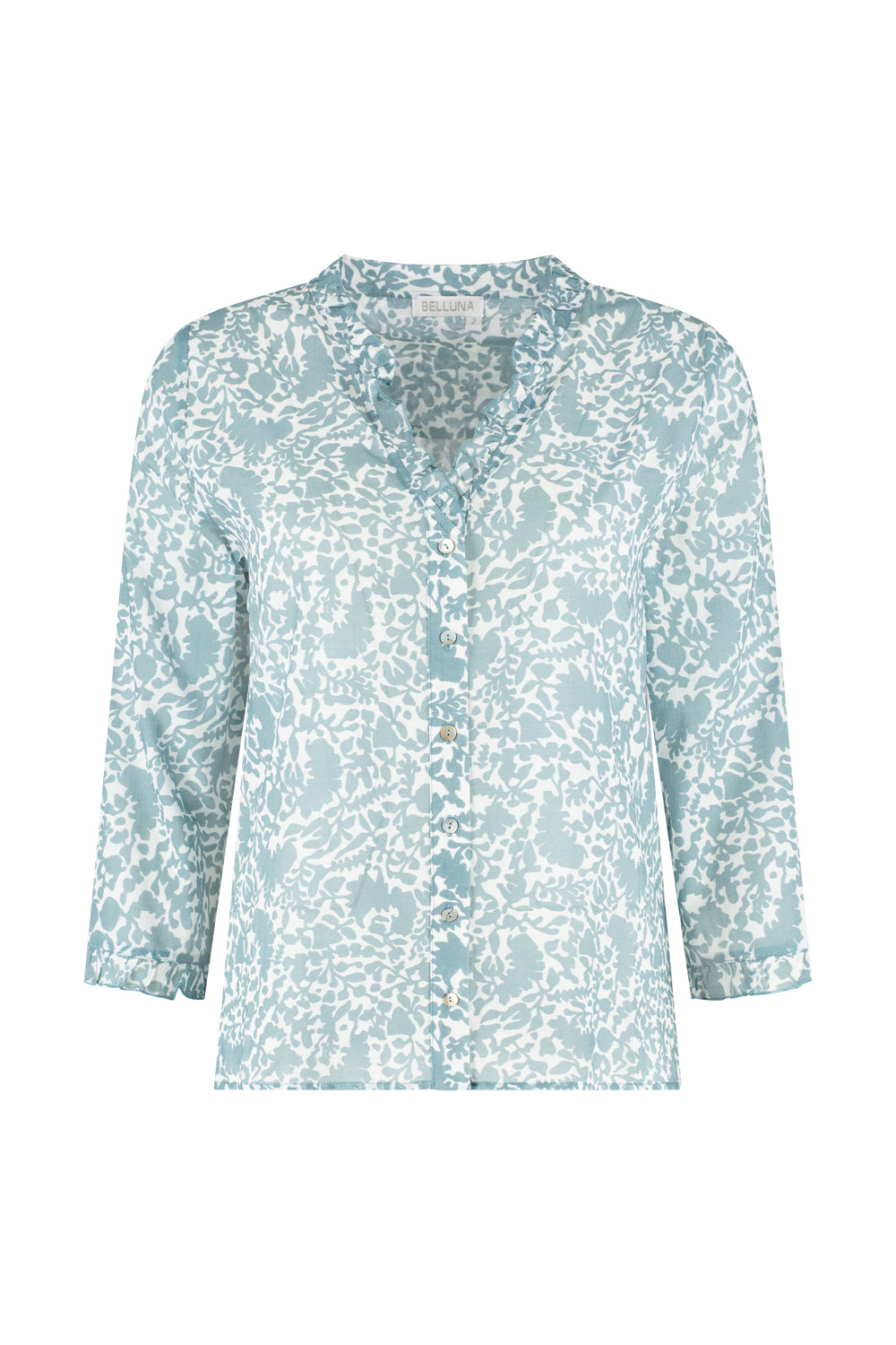 Belluna Haline blouse flower grege
