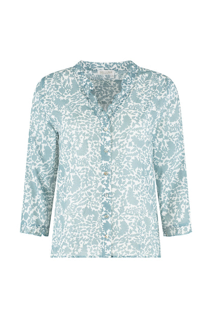 Belluna Haline blouse flower grege