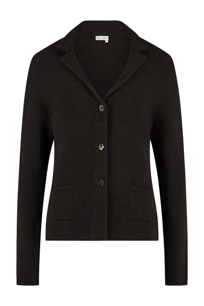 Fiore Strickjacke Beige Melange