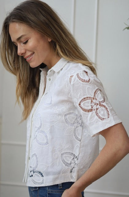 Belluna Fancy blouse wit