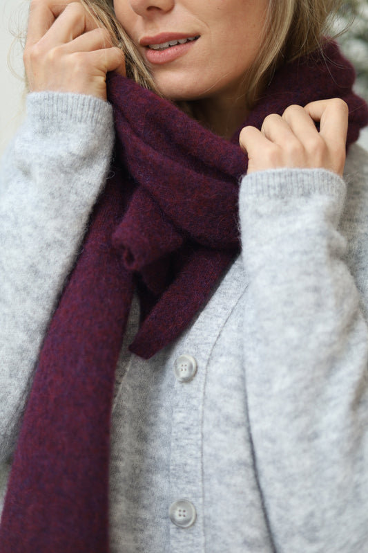 Oslo knitted jacket royal blue