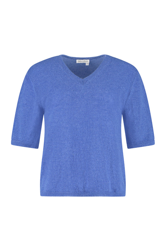 Belluna Jalou V-hals truitje blue