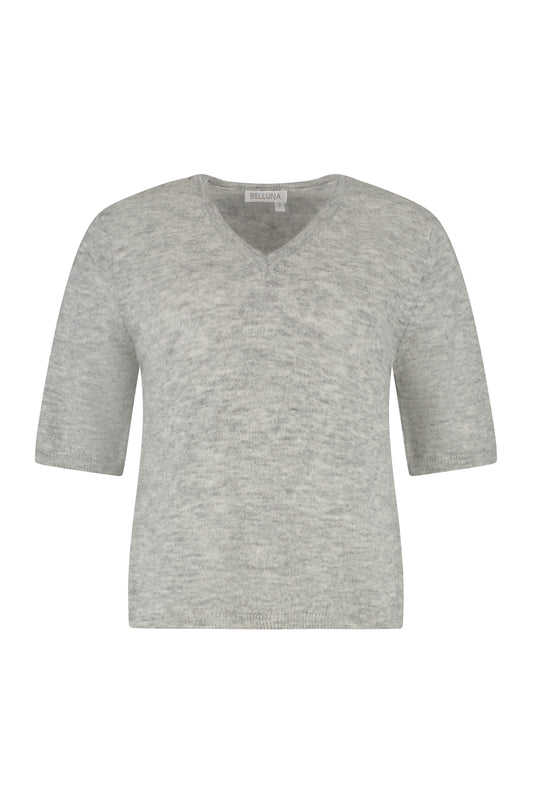 Belluna Jalou V-hals truitje ash