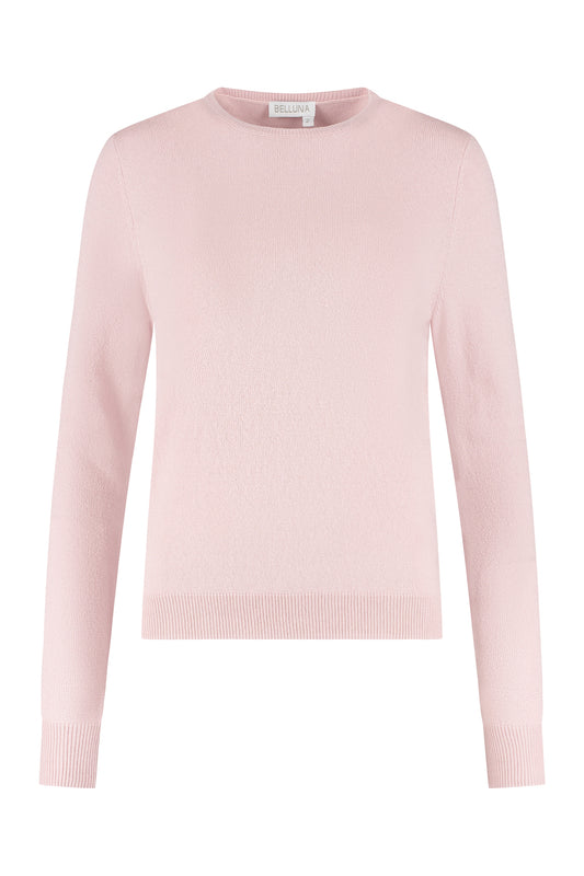 Jane trui met ronde hals pink