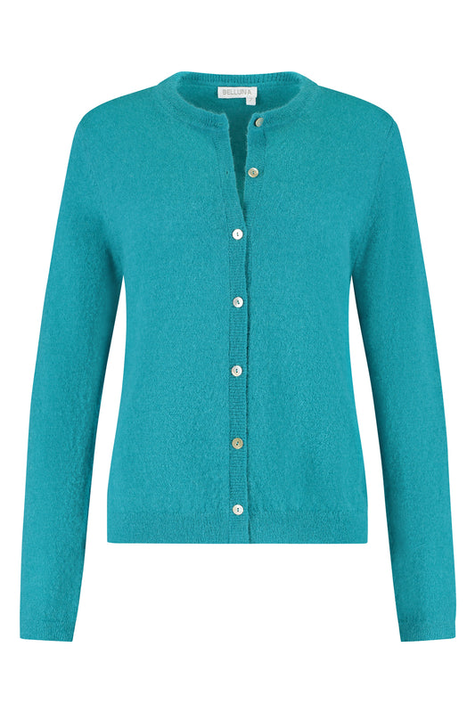 Sacha vestje ronde hals green