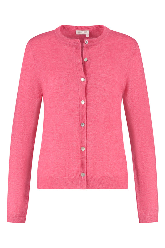 Belluna Sacha vestje ronde hals pink