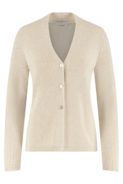 Roose Strickjacke sand