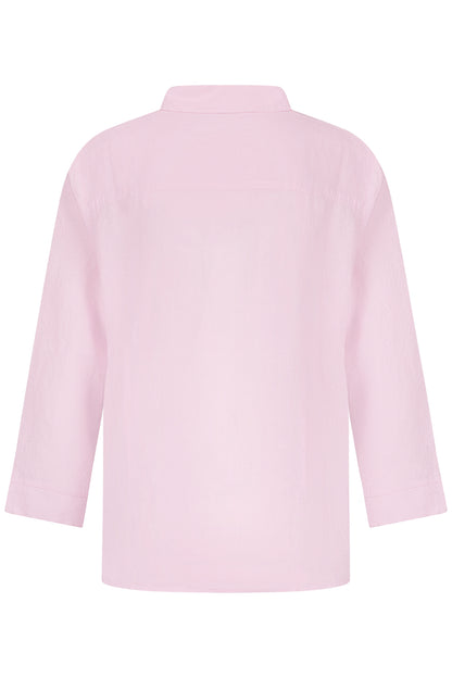 Belluna Bianco  linnen blouse rose