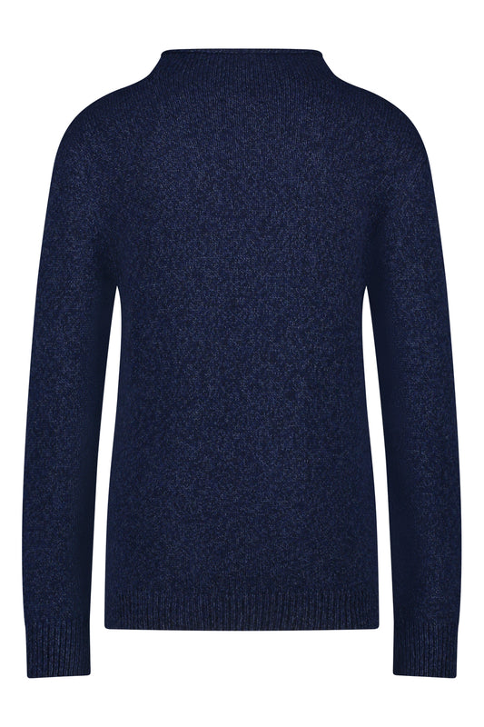 Equipe Rollkragenpullover Grau melange