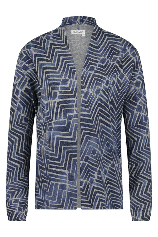 Etoile printed cardigan jeans blue