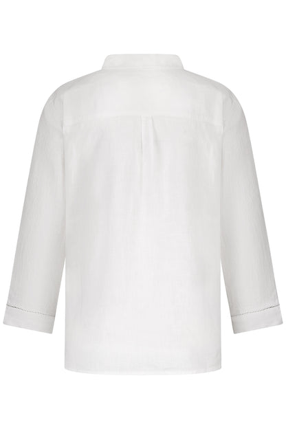 Belluna Jungle  linnen blouse blanc