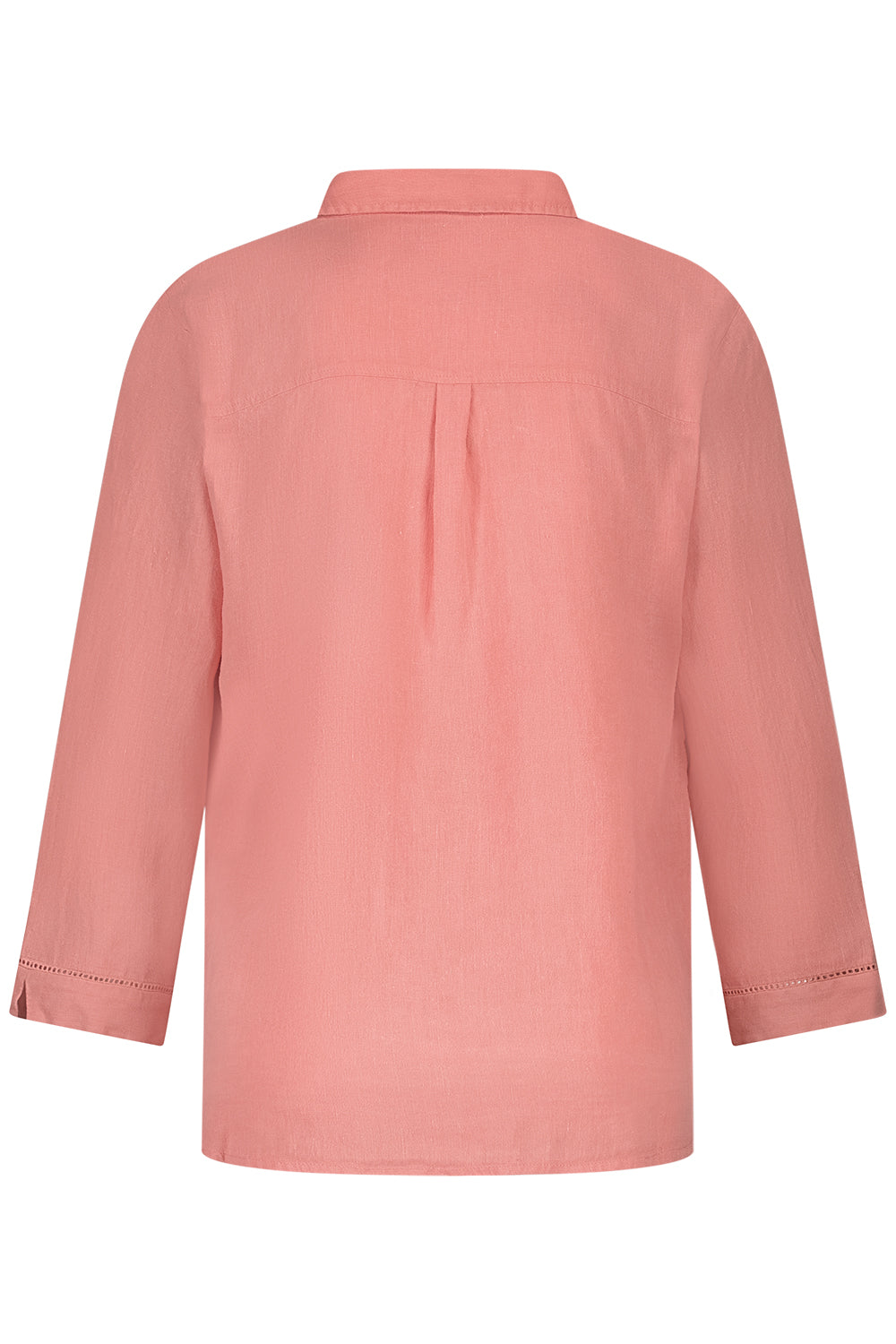 Belluna Jungle  linnen blouse brique