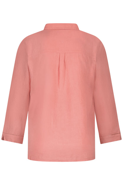 Belluna Jungle  linnen blouse brique