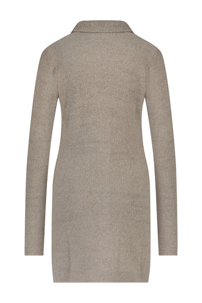 Seattle lang vest beige melange